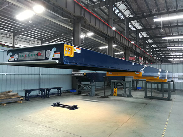 帶爬坡平臺固定式皮帶伸縮輸送機